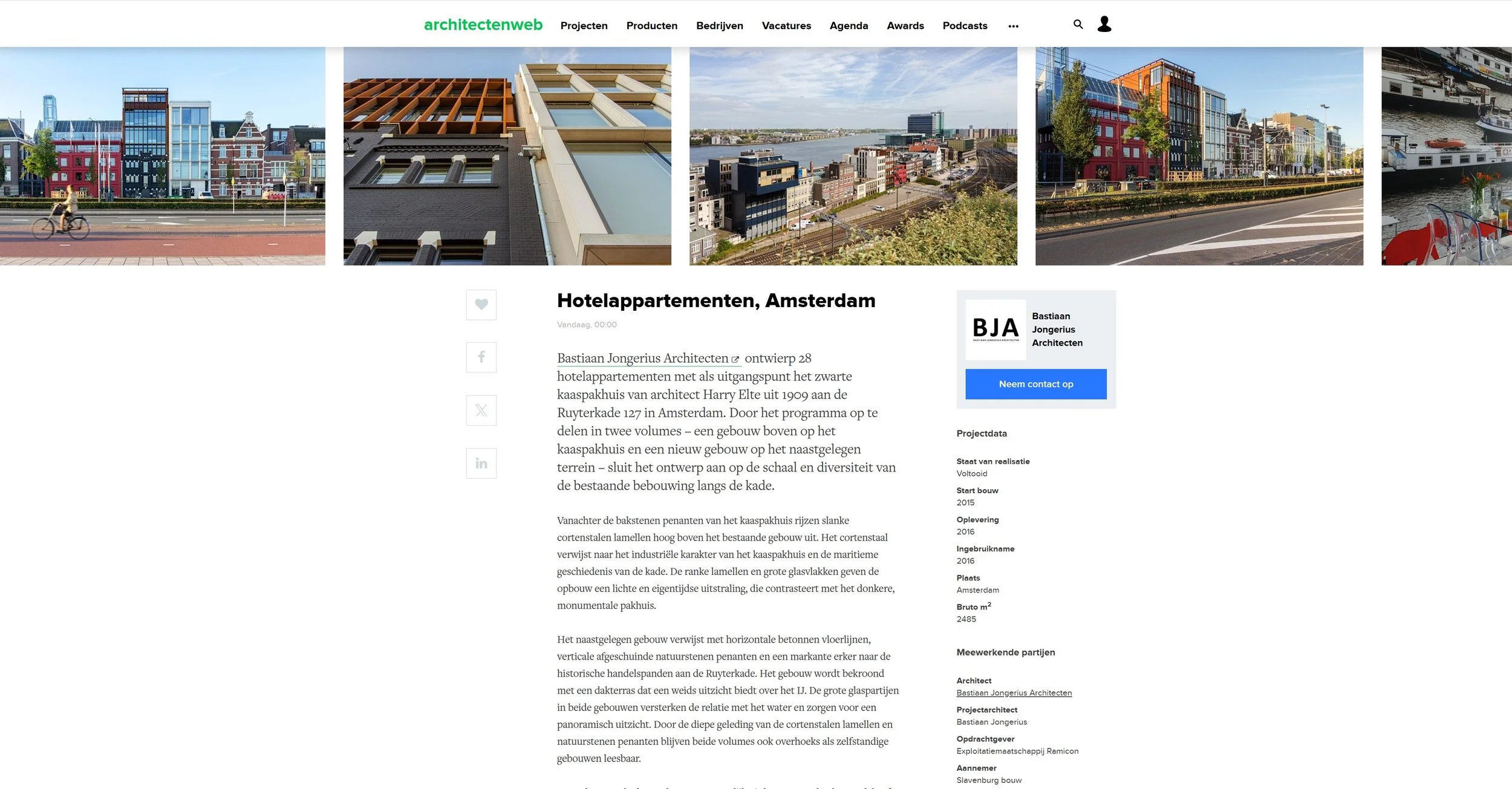 2026-07-02 Architectenweb, Hotelappartementen, Amsterdam