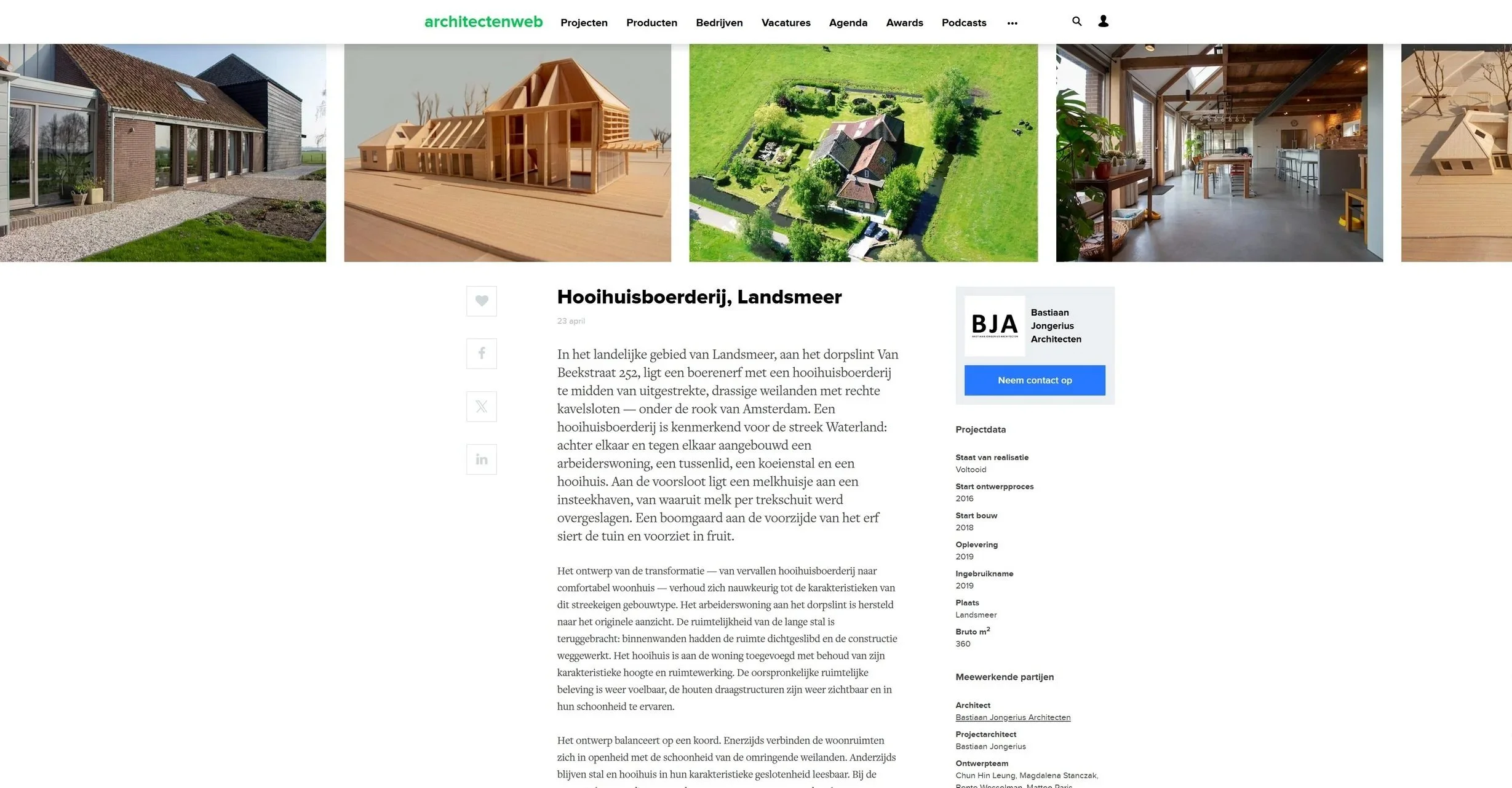 2026-23-04 Architectenweb, Hooihuisboerderij, Landsmeer