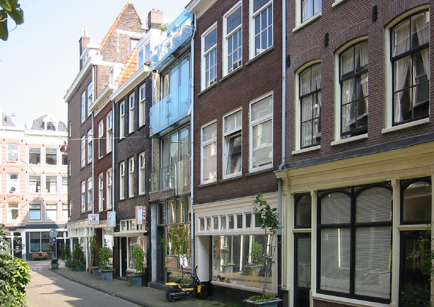 2 glaswoningen, Amsterdam 1997-1999