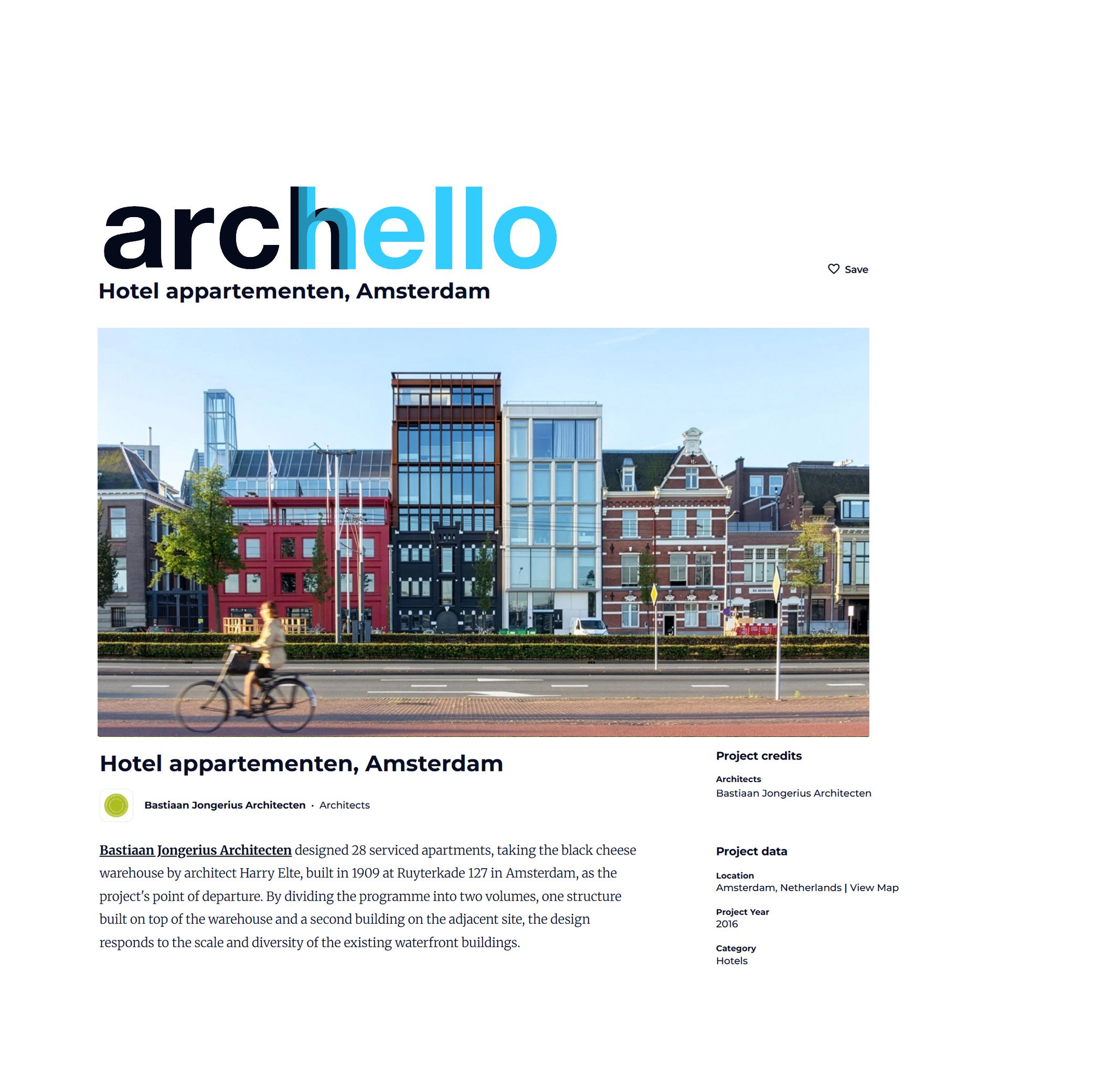 2026-07-15 Archello, Hotel appartementen