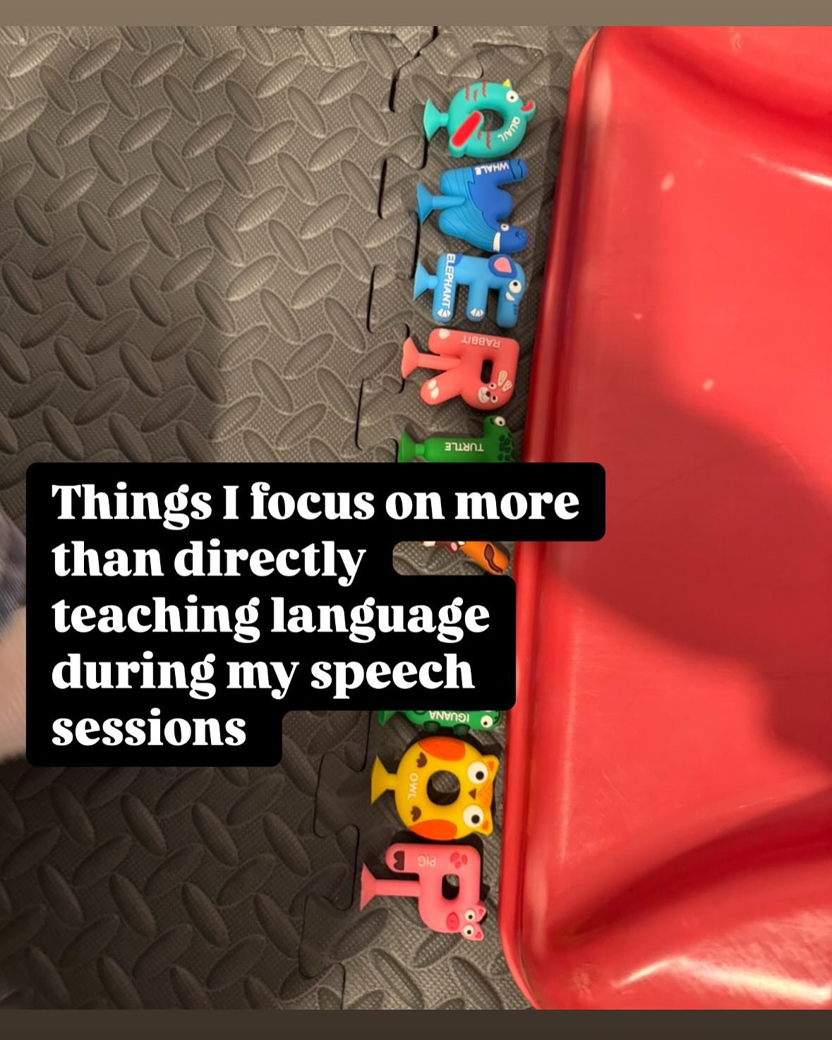 There&rsquo;s so much more to focus on in a speech therapy lesson than &ldquo;teaching&rdquo; language. If we keep these ideas at the forefront of our therapy, the language will flow naturally and won&rsquo;t need to be explicitly taught. 🤝💬🌈