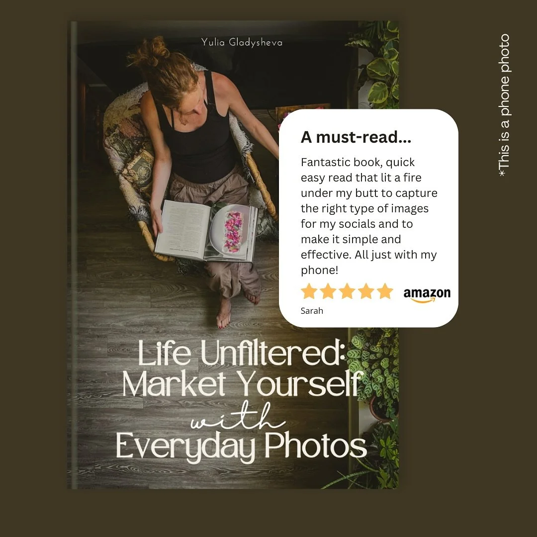 Get &ldquo;Life Unfiltered: Market yourself with everyday photos&rdquo; today. Link in bio.

A clear visual strategy you can apply today using only your phone photos.

Not a photography manual. No camera settings. No lighting setups. No &ldquo;5 pose
