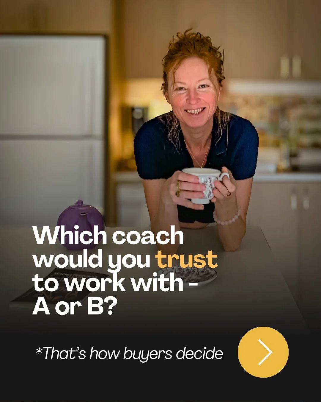 You chose Coach B because you&rsquo;re done with content that gets attention but no sales.

This training shows you how 
to turn everyday phone photos into proof
so your content finally converts into clients.

👇
Link in BIO