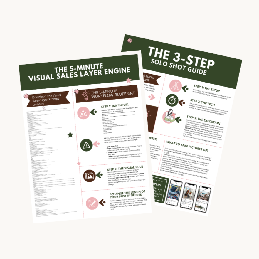 The 5-Minute Visual Sales Layer Engine