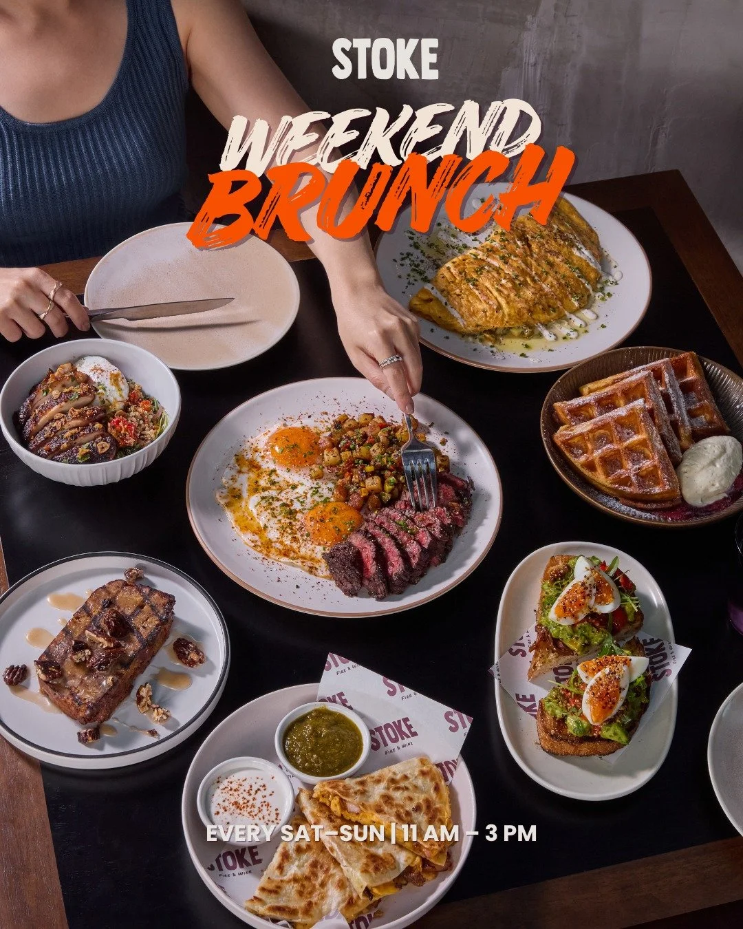 Brunch classics, STOKE-style.
American-inspired flavors, shareable plates, and easy vibes that take you from late morning straight into the afternoon.

Launching this weekend at #stokebangkok 🔥
Swipe for a sneak peek 👀

Book your spot now.