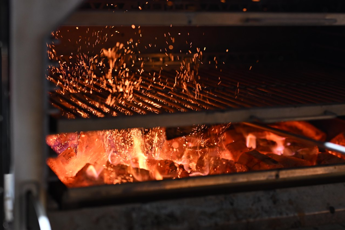 Best steak in bangkok, charcoal grilling. Authentic food, delicious food.
