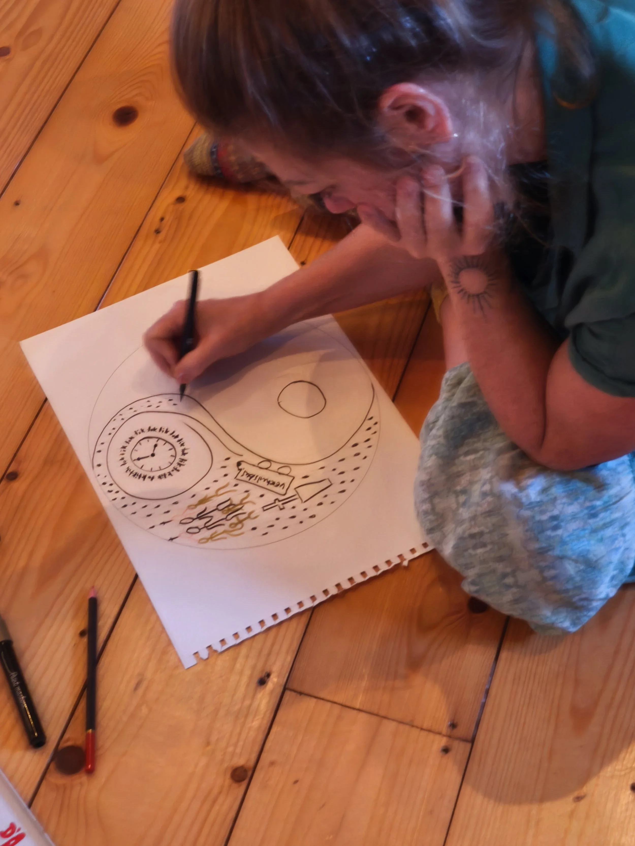 Participant journaling during integration at Foundation psilocybin retreat Netherlands