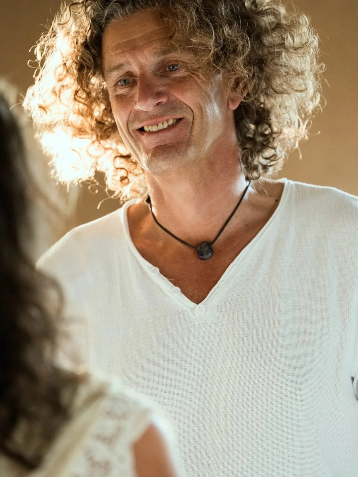 Foundation psilocybin retreat Netherlands — participant during ceremony at The Heart's Door Retreats