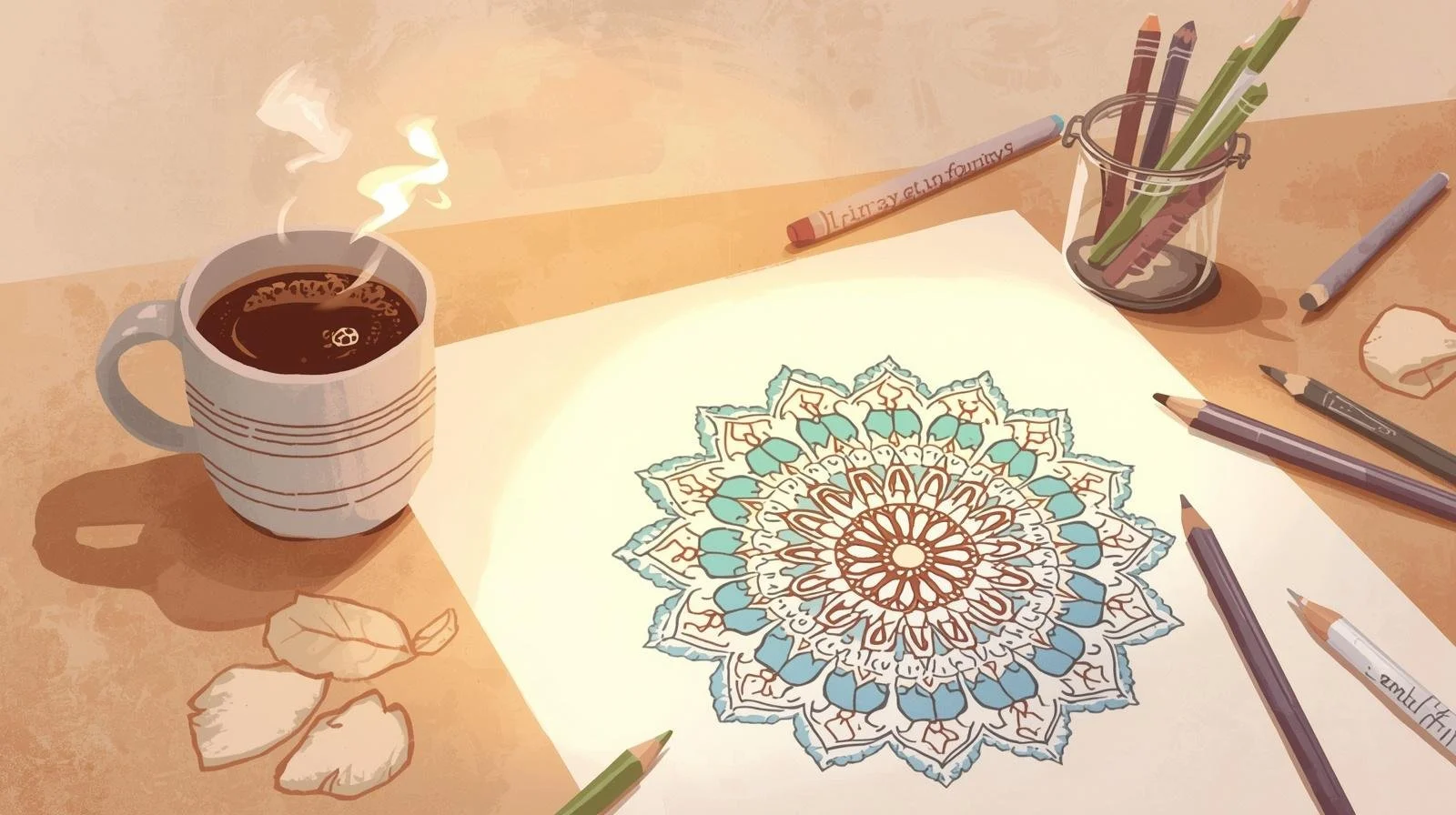 Coffee & Colouring 