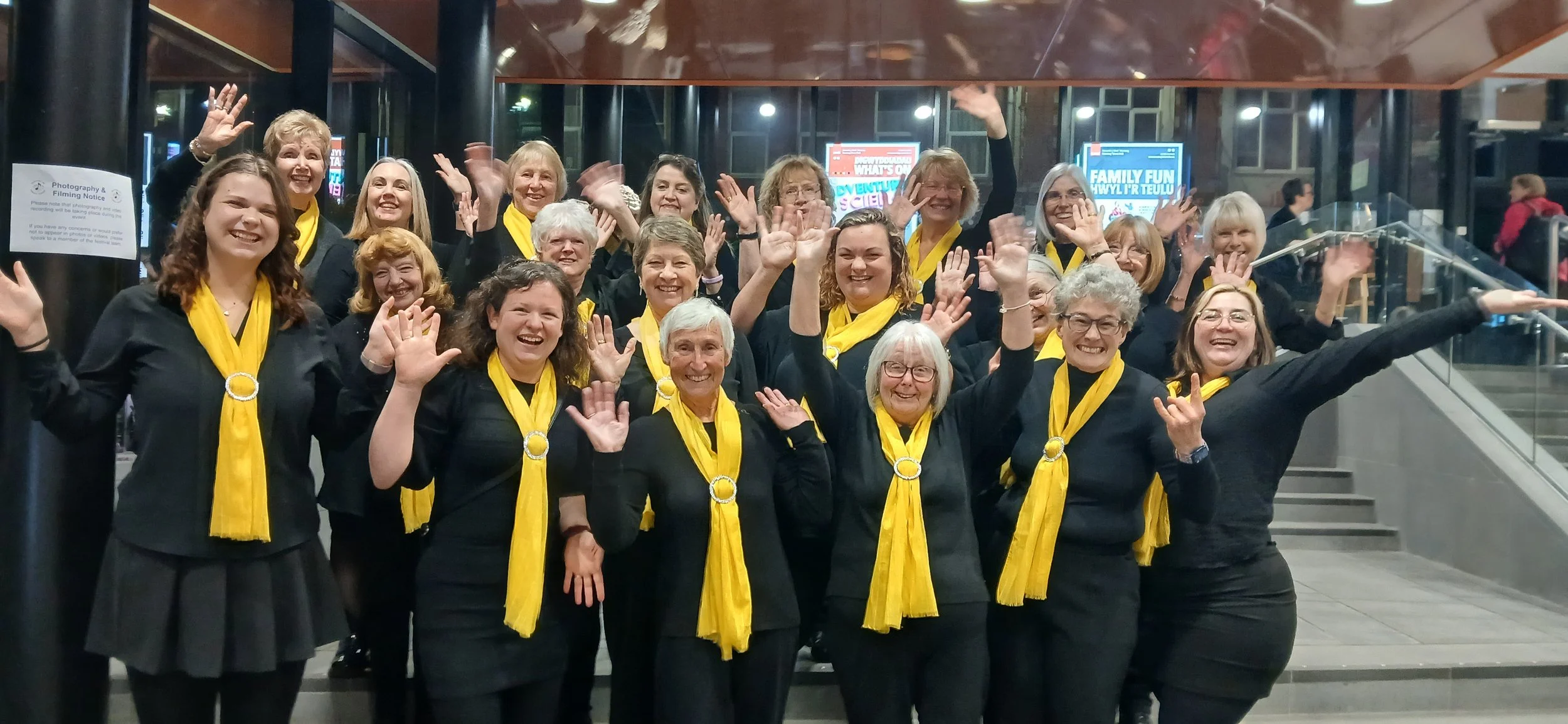 Female Voices Raised in Song