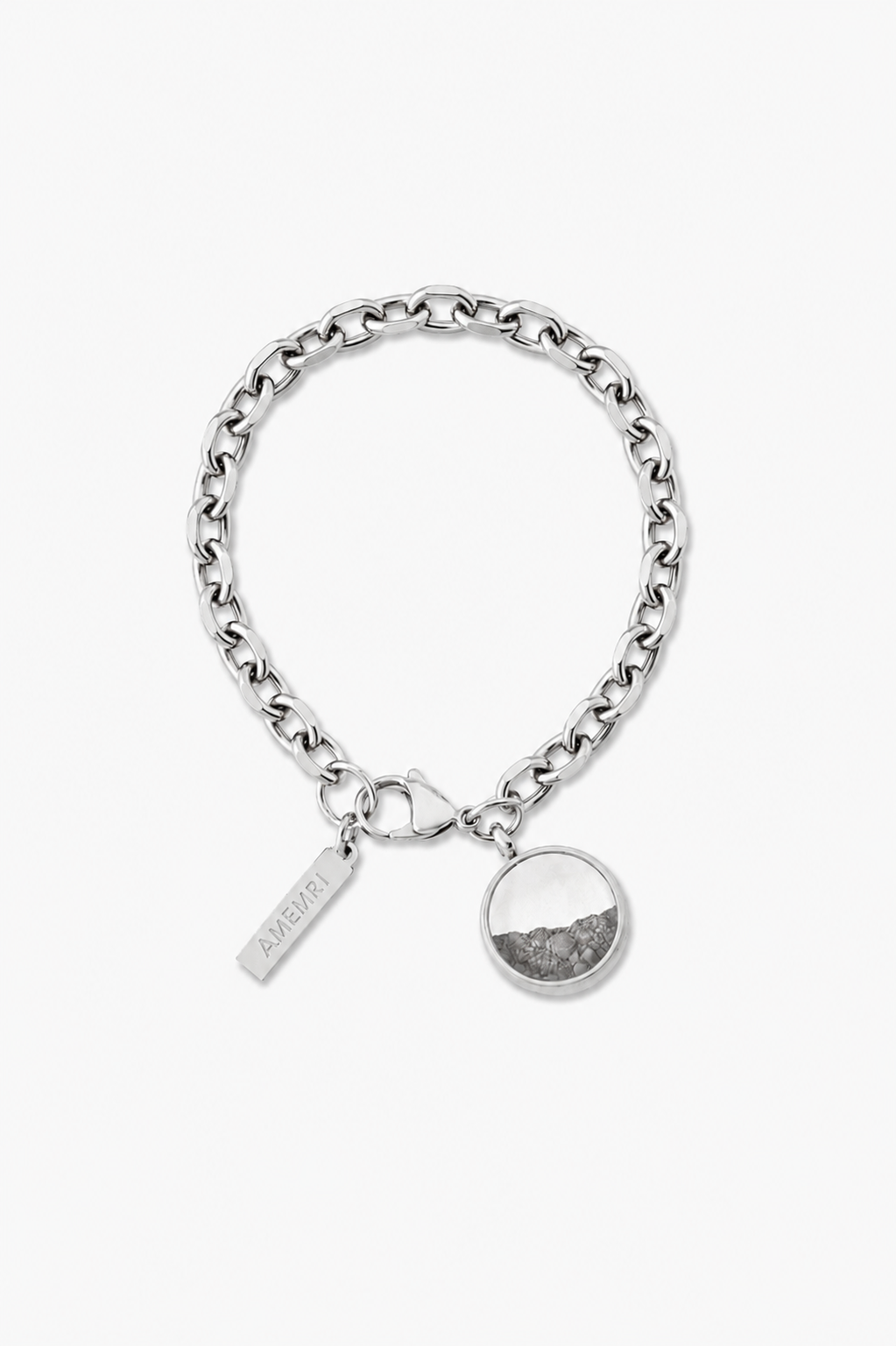 Drift Classic | Floating Ashes Memory Locket Bracelet - Silver