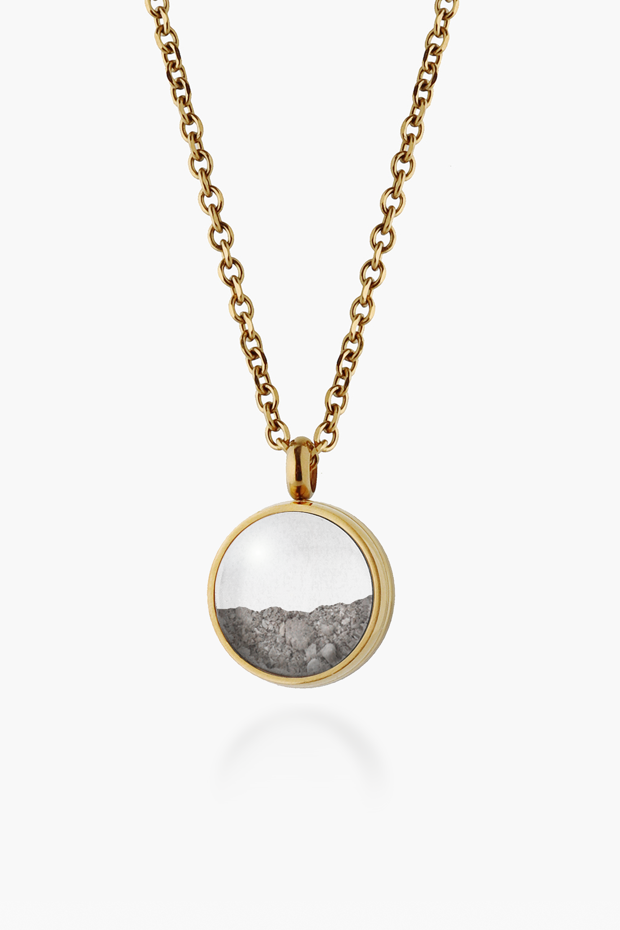 Drift Mini | Floating Ashes Memory Locket  - Gold