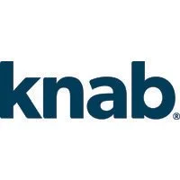 KNAB logo in dark blue text on a white background.