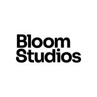 Bloom Studios logo with black text on white background