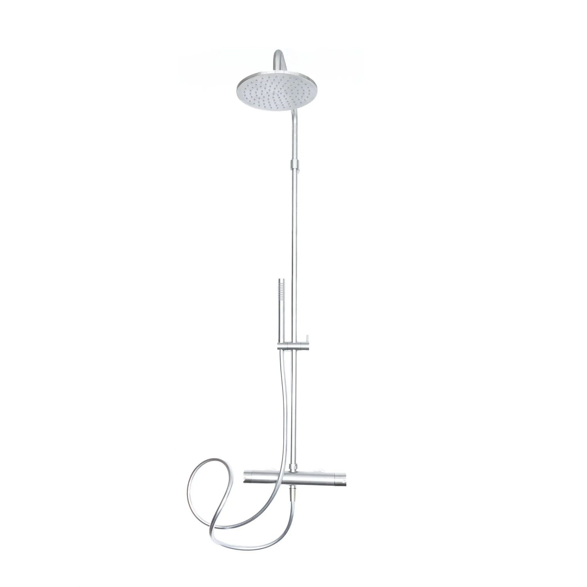 M1.B11TH  Wall mounted thermostatic shower mixer with column  /  Misturadora termostática com coluna monocomando parede de duche