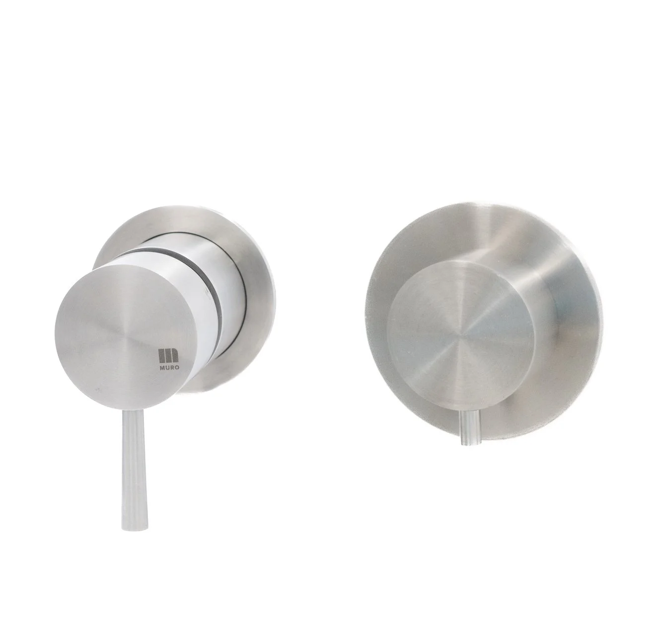M1.B33T.IR  Wall mounted built in thermostatic shower mixer 3 way diverter with round plates  /  Misturadora monocomando termpstática encastrar parede 3 saidas com espelho redondo