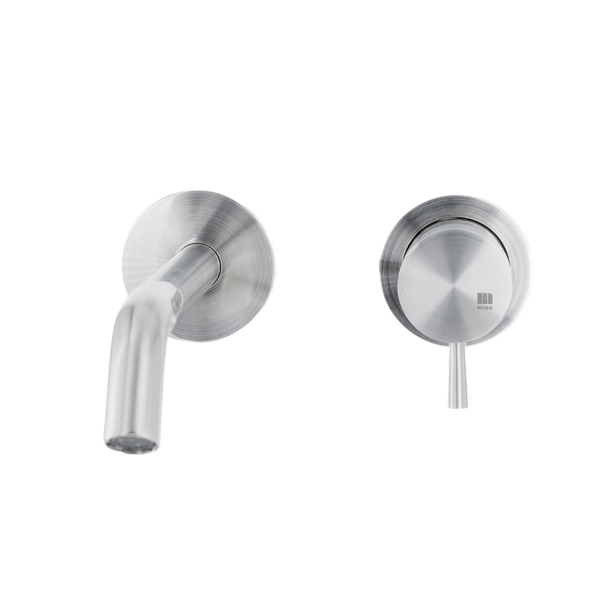 M1.AB1.2.XX  Wall mounted 2 hole washbasin mixer  /  Misturadora monocomando encastar parede 2 furos