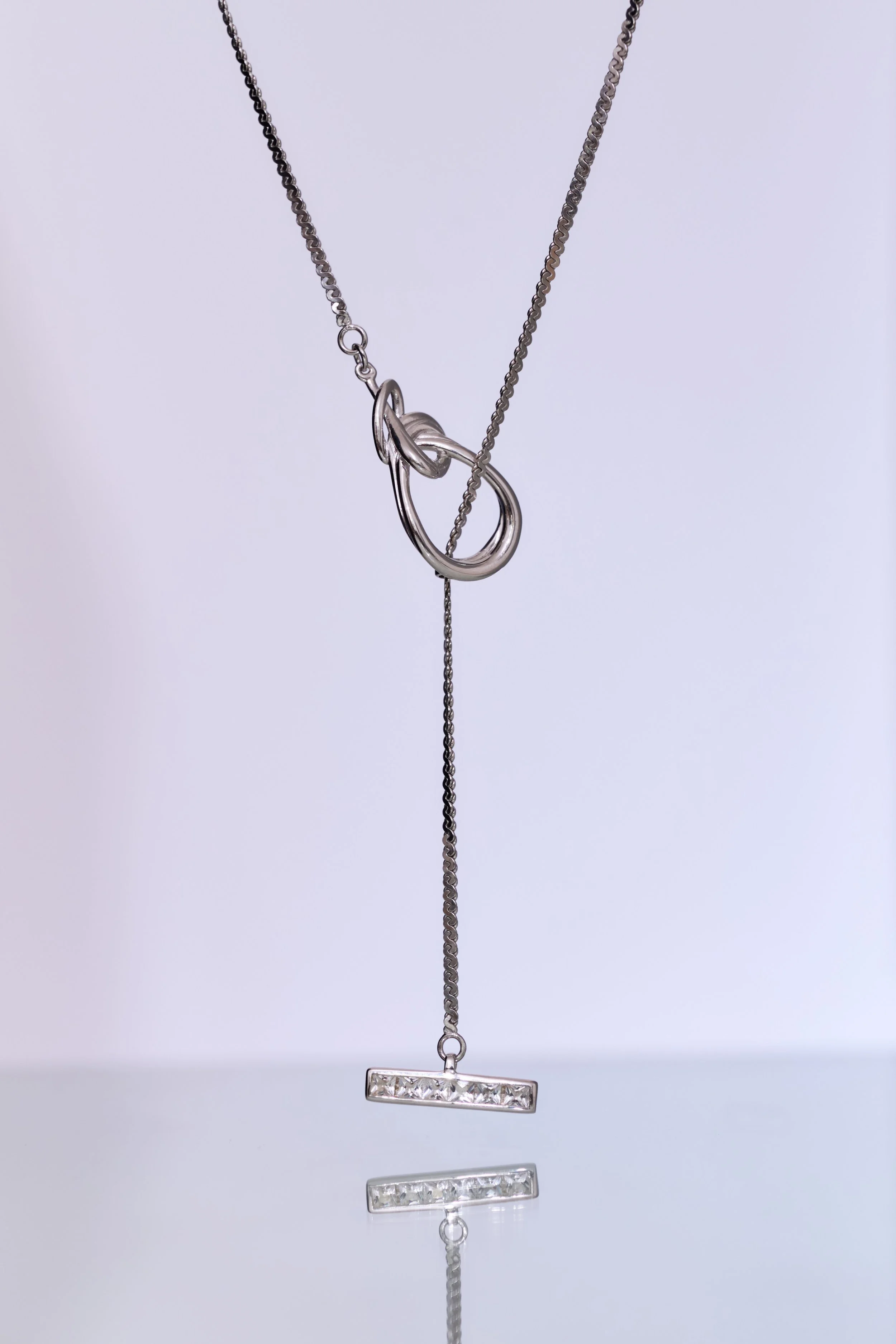 Bowline Necklace - Silver