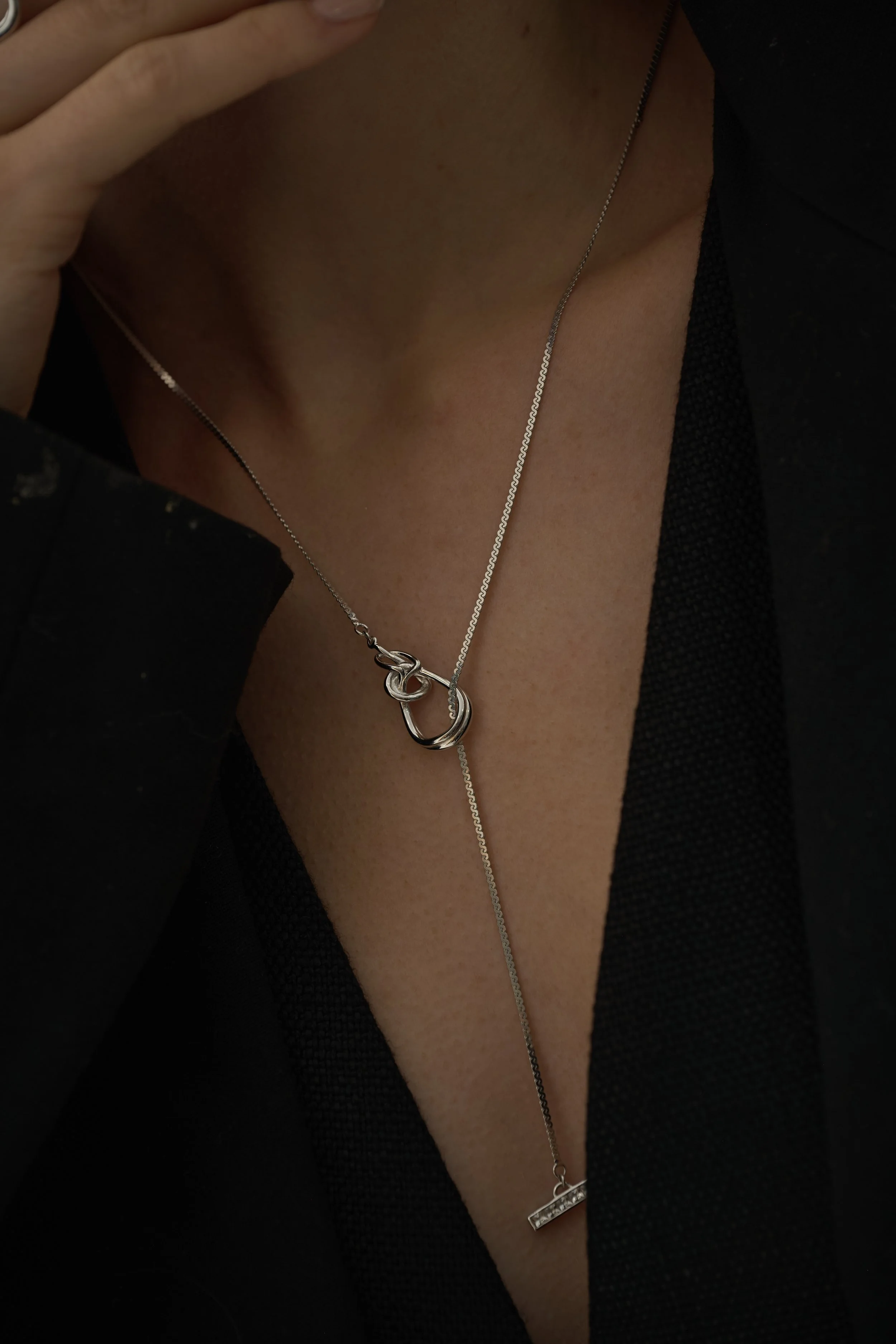 Bowline Necklace - Silver