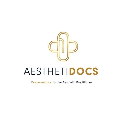 AesthetiDocs logo with tag line "Documentation for the Aesthetic Practitioner"
