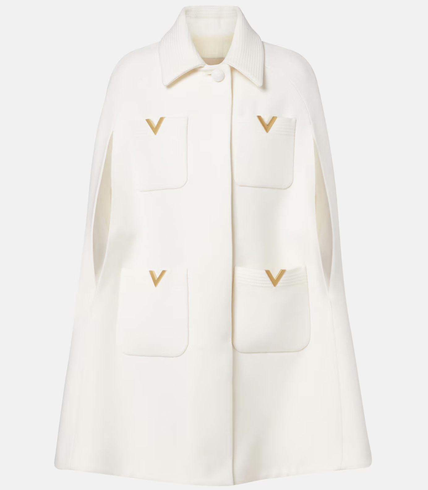 Valentino Garavani V Wool Cape