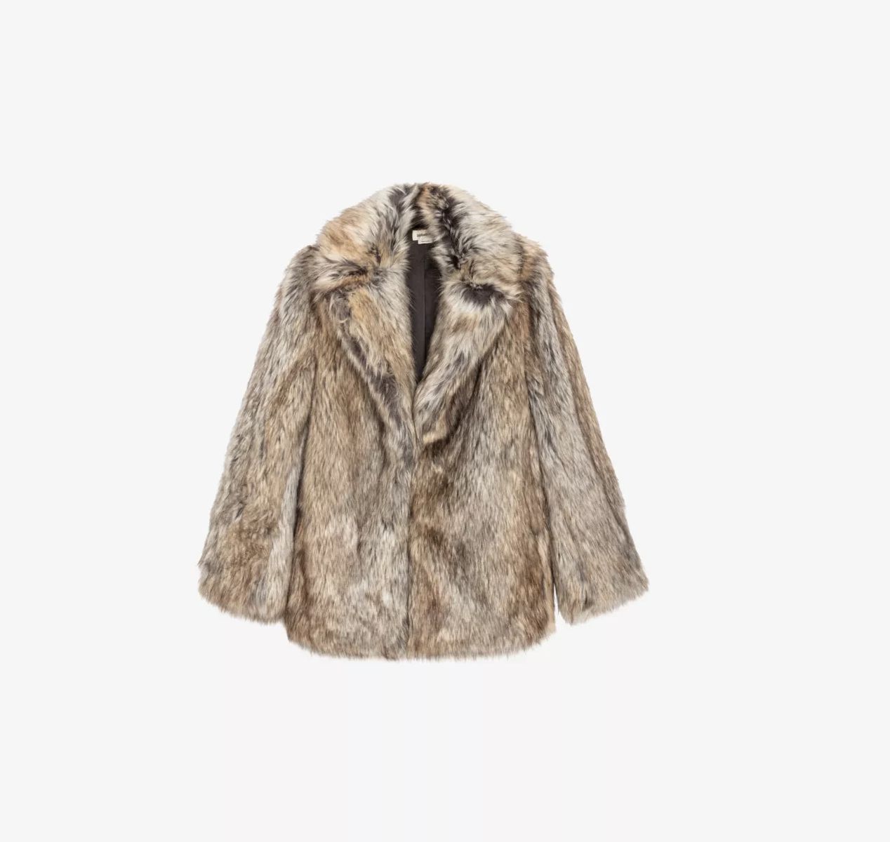 ZADIG&VOLTAIRE Faune open-collar faux-fur coat, £515