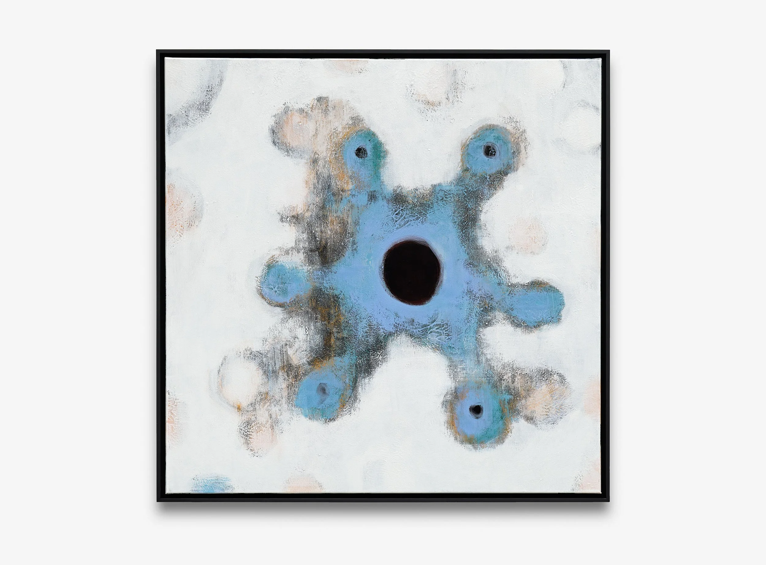 Missing Atom 3, Acrylic on canvas, 100 x 100 cm, 2026