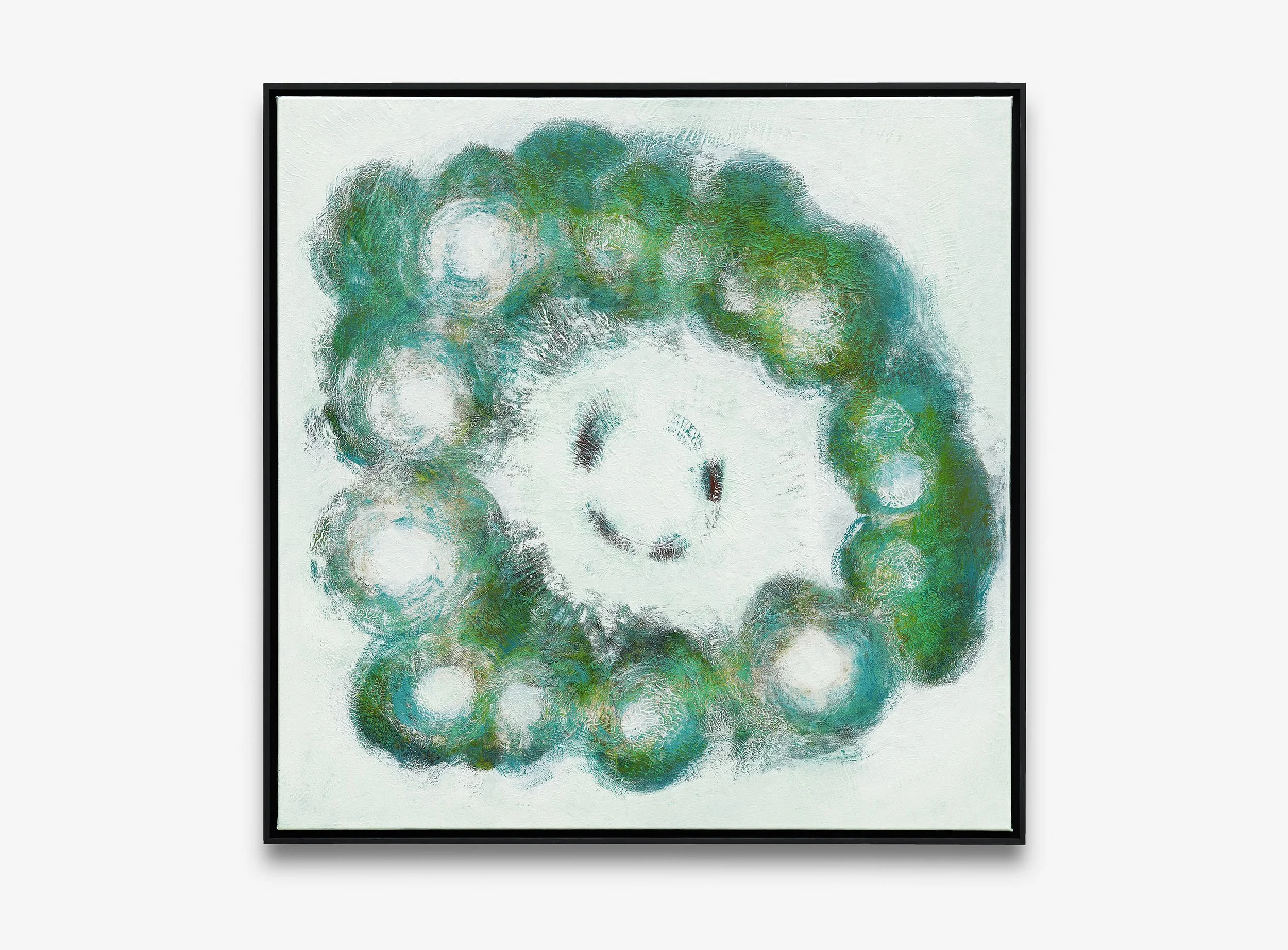Missing Atom 1, Acrylic on canvas, 100 x 100 cm, 2026