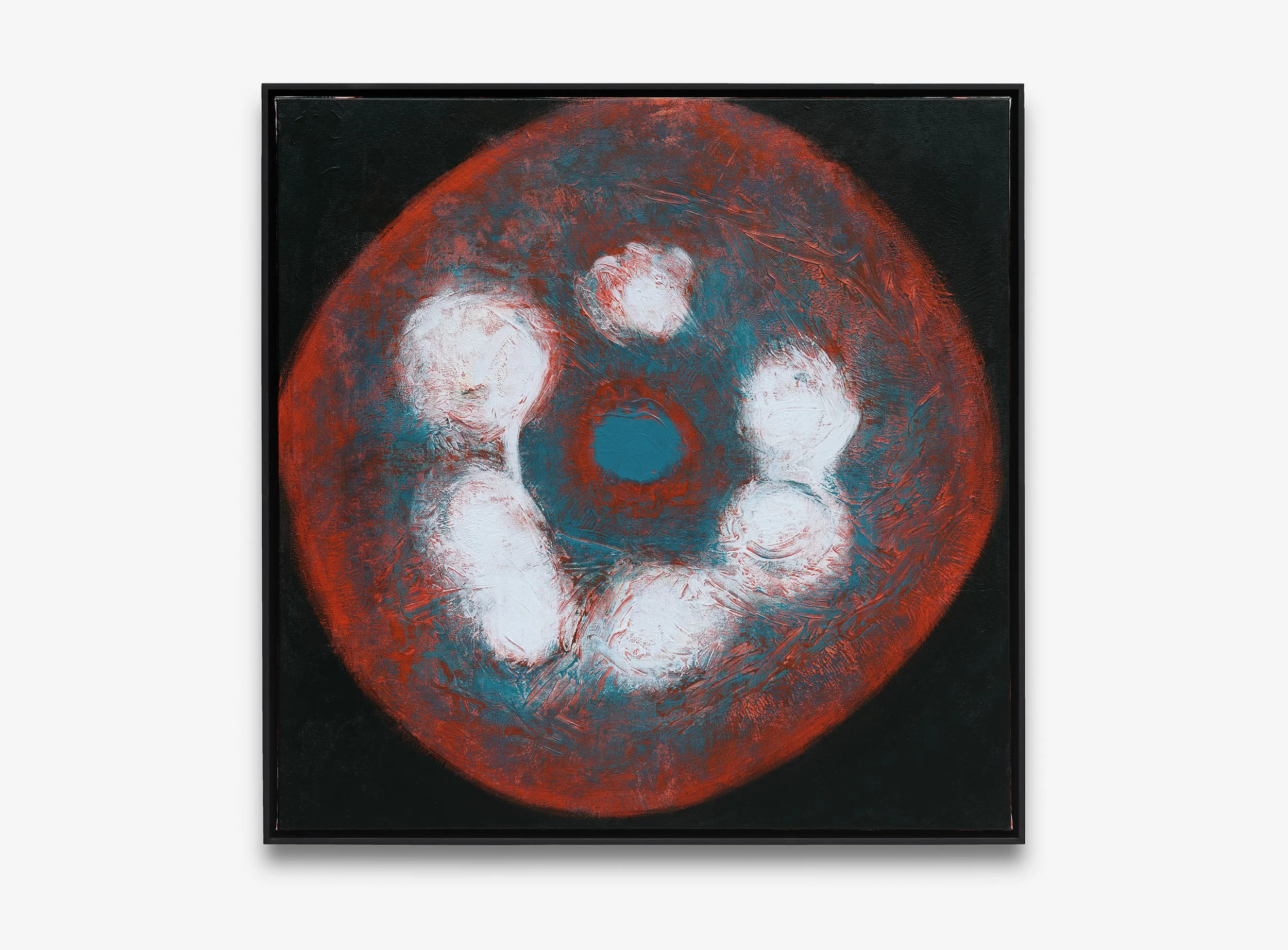 Missing Atom 7, Acrylic on canvas, 100 x 100 cm, 2026