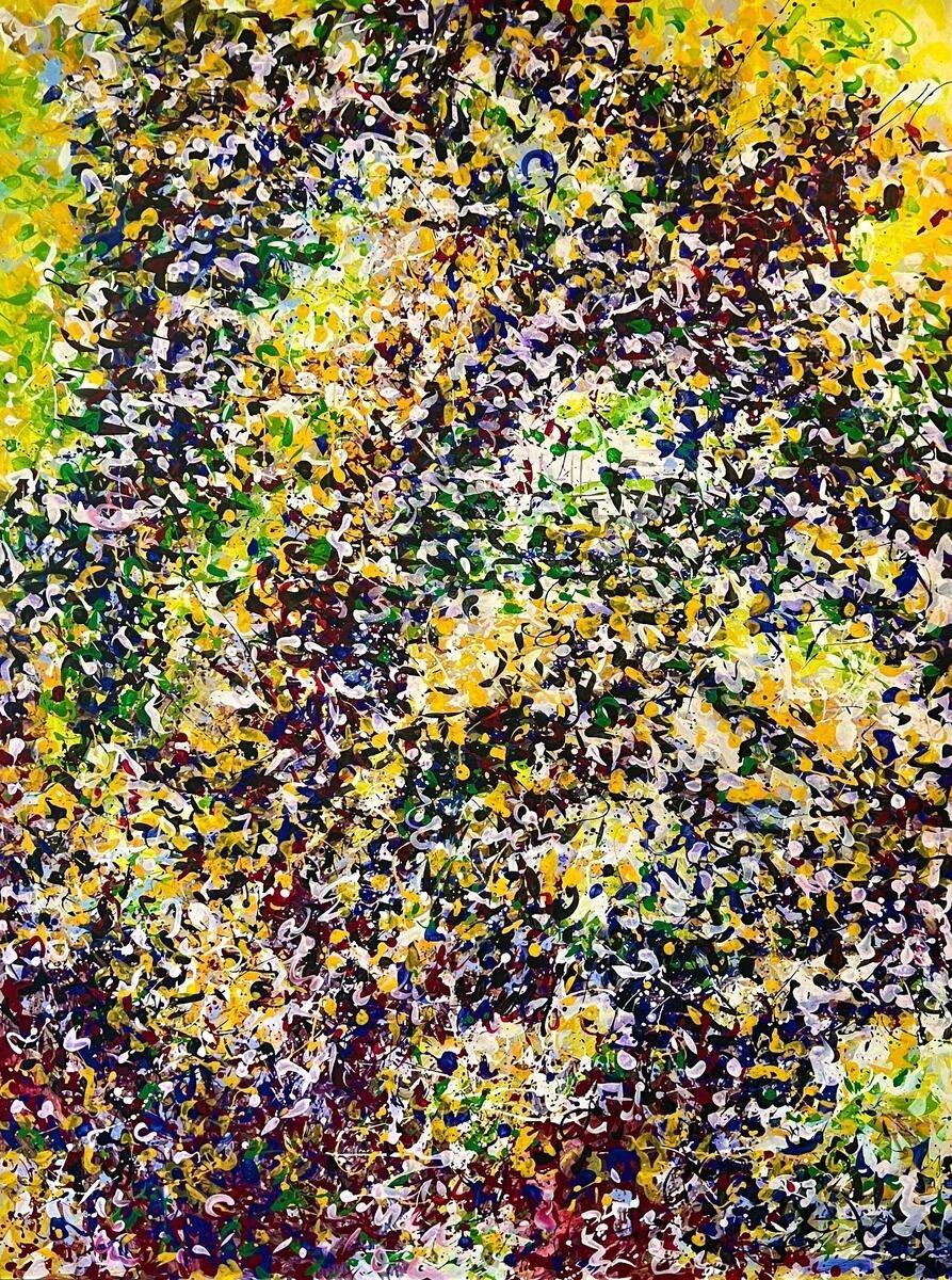 Shanghai Algorithm 5, Acrylic on Canvas, 150 x 200 cm, 2024