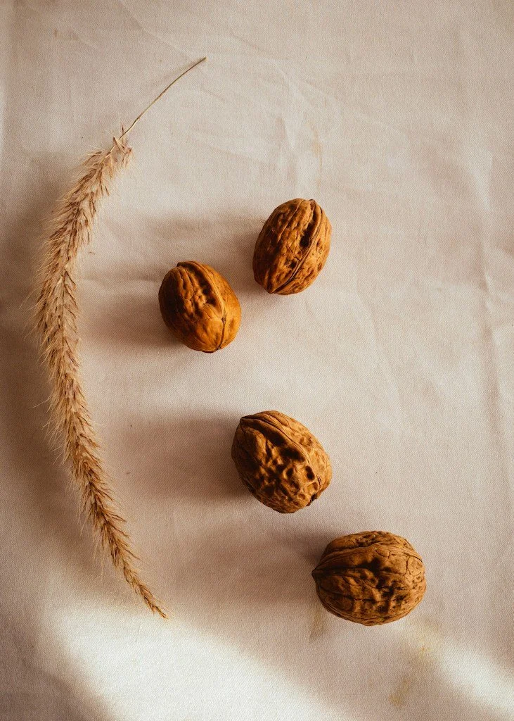 walnuts and grass seed