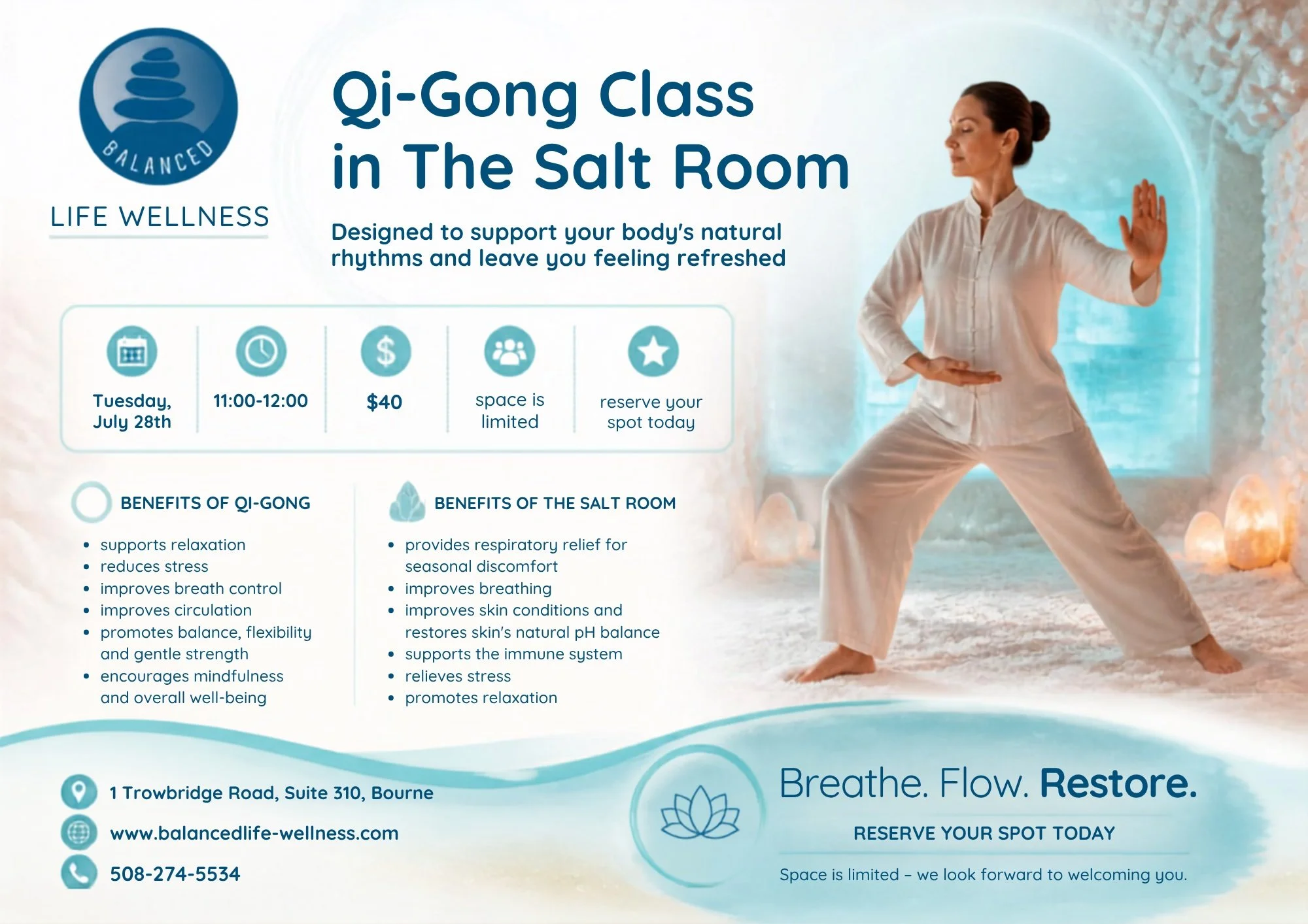 Salt Room Qi-Gong Class