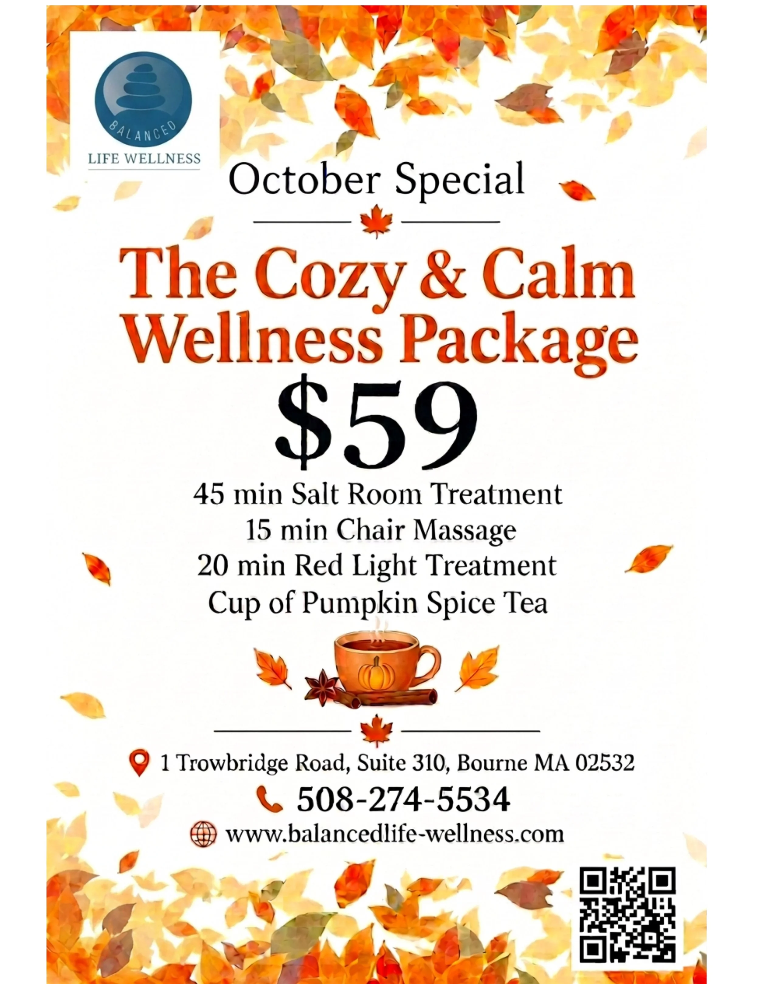 October Special-Cozy and Calm Wellness Package