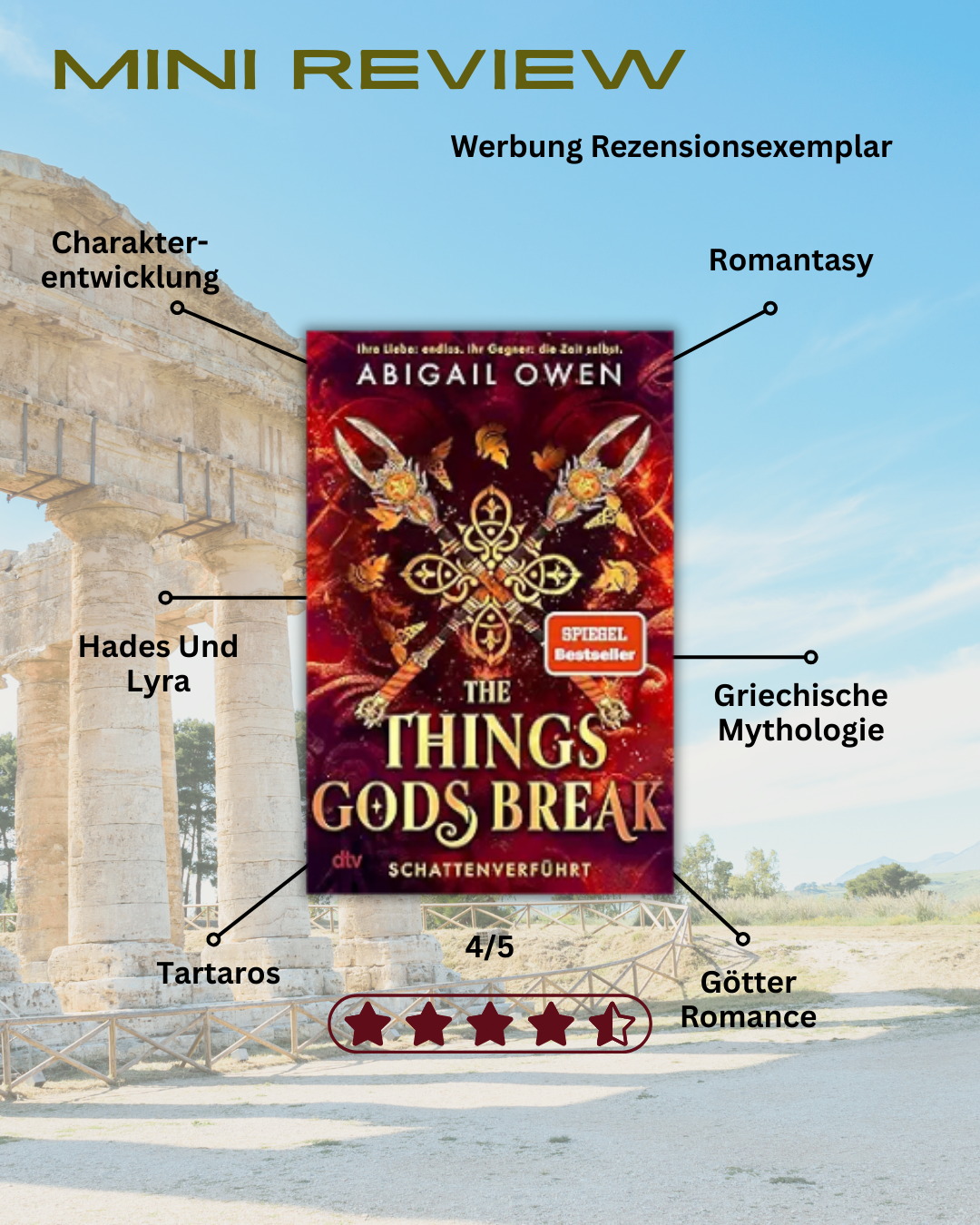The Things Gods Play - Schattenverführt: Wenn narrative Ambition auf emotionale Tiefe trifft