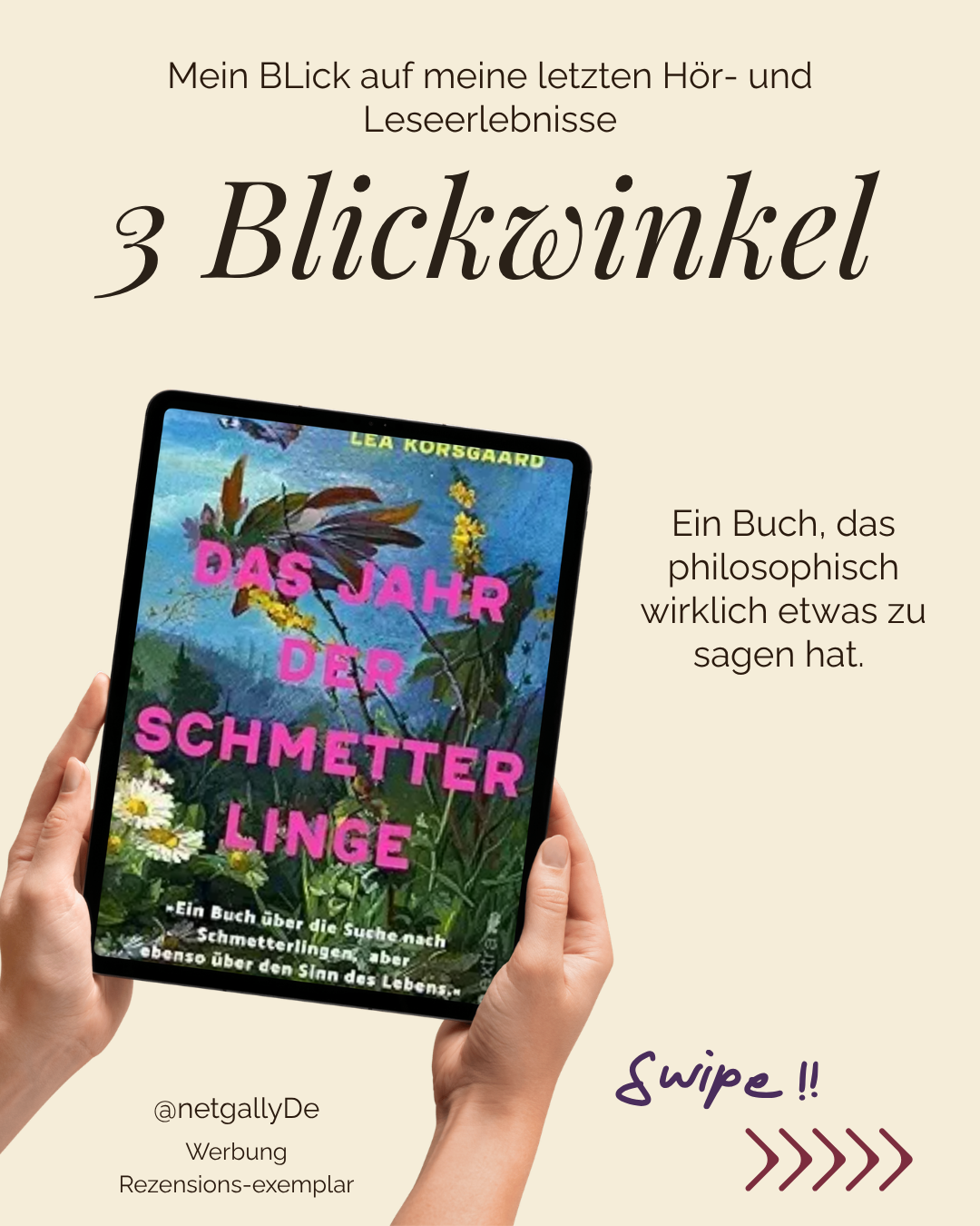 Das Jahr der Schmetterlinge – Rezension von Lea Korsgaard - Rezensionsexemplar
