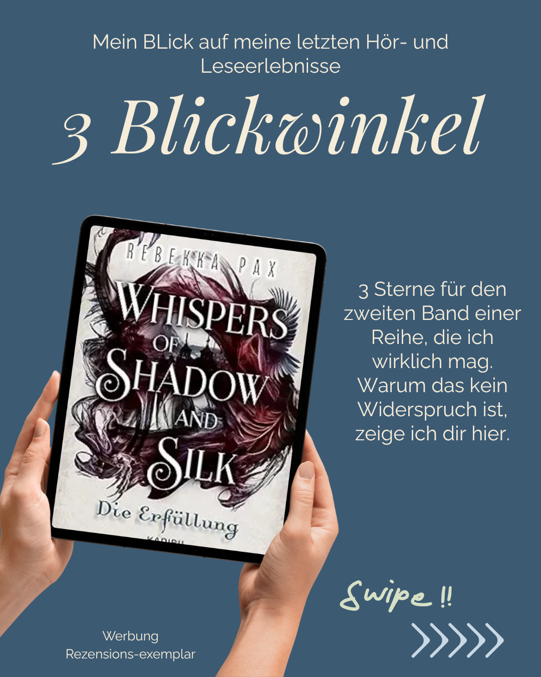 Der Schatten folgt dem Licht - Rebekka Pax - Rezension - Rezensionsexemplar