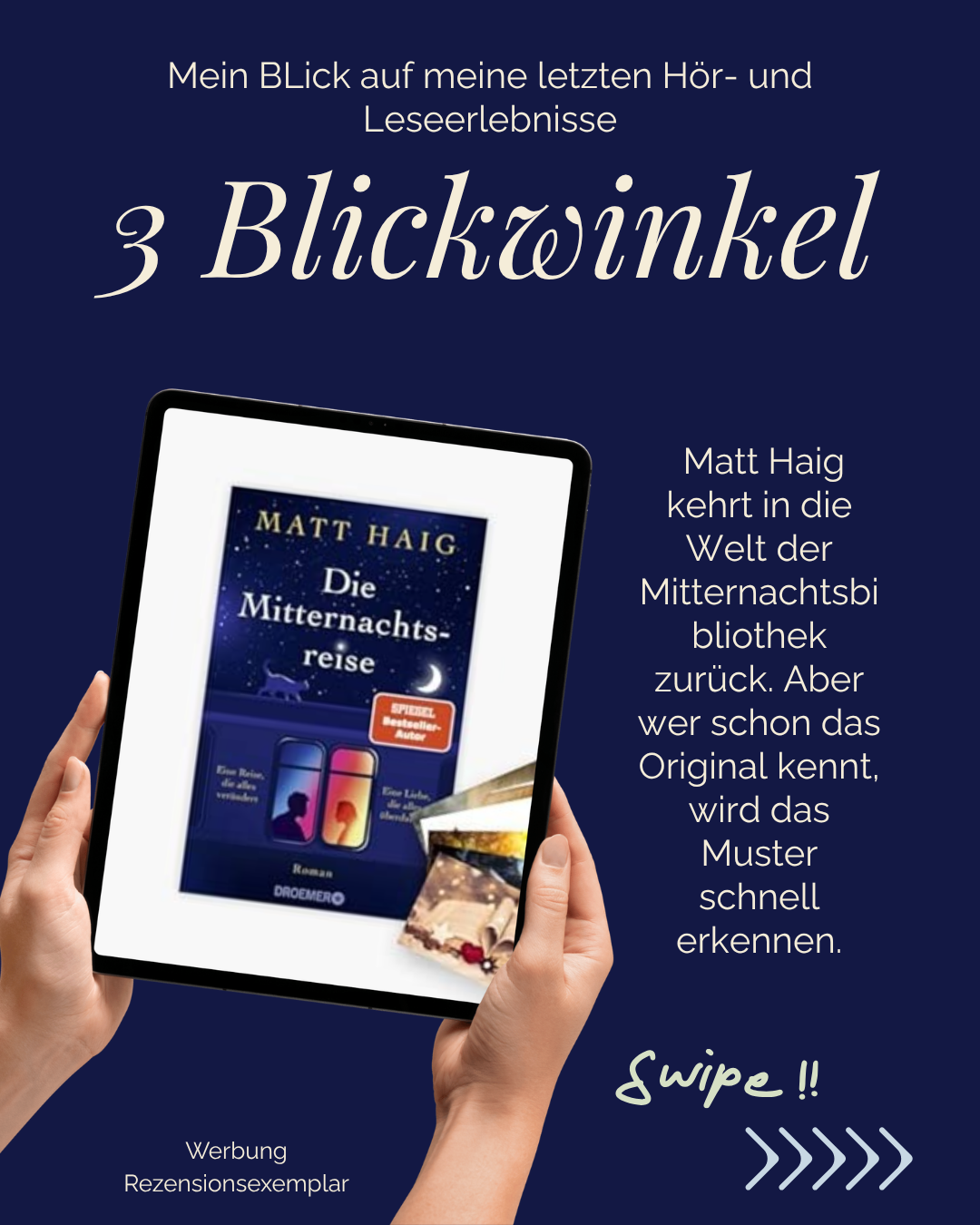 Die Mitternachtsreise – Matt Haig | Rezension - Rezensionsexemplar