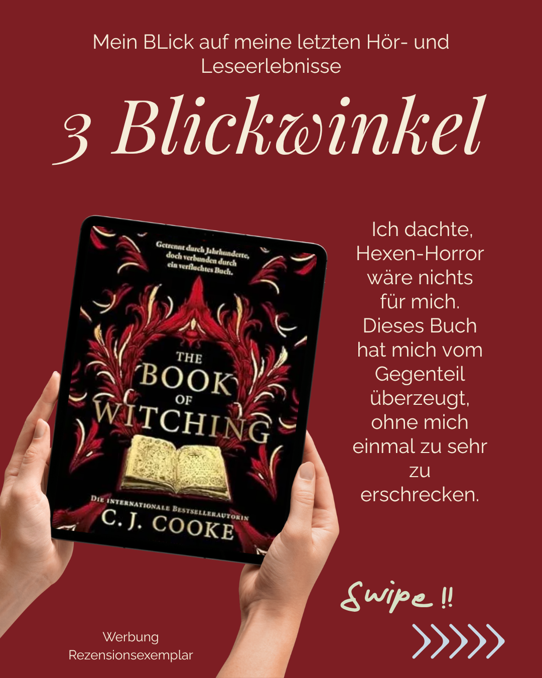 The Book of Witching von C. J. Cooke, Rezension - Rezensionsexemplar