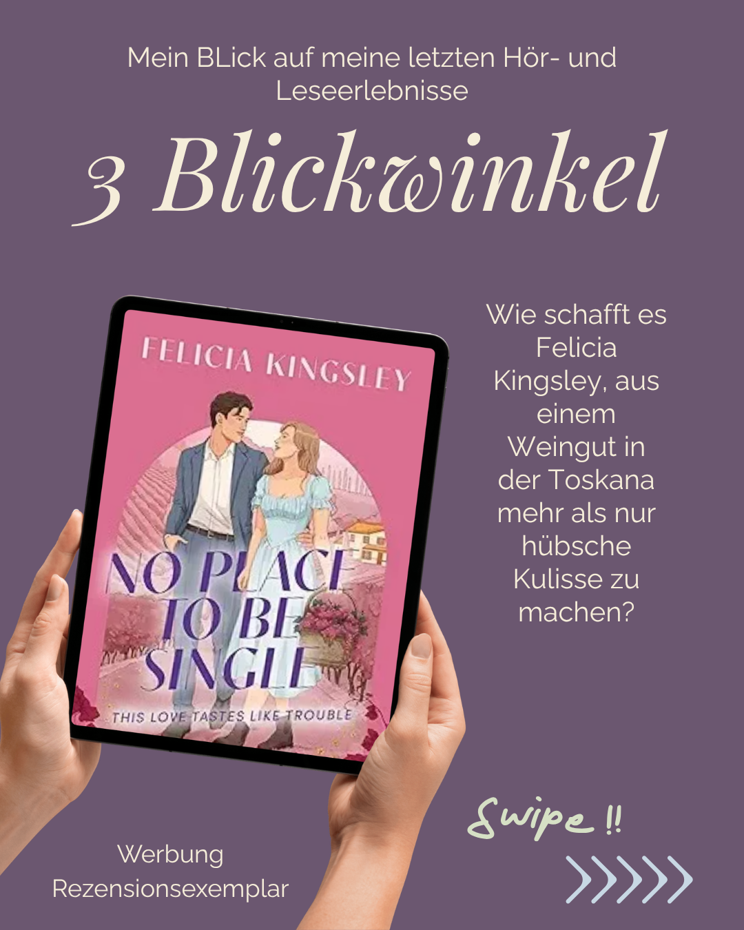 No Place to be Single – Felicia Kingsley Rezension - Rezensionsexemplar