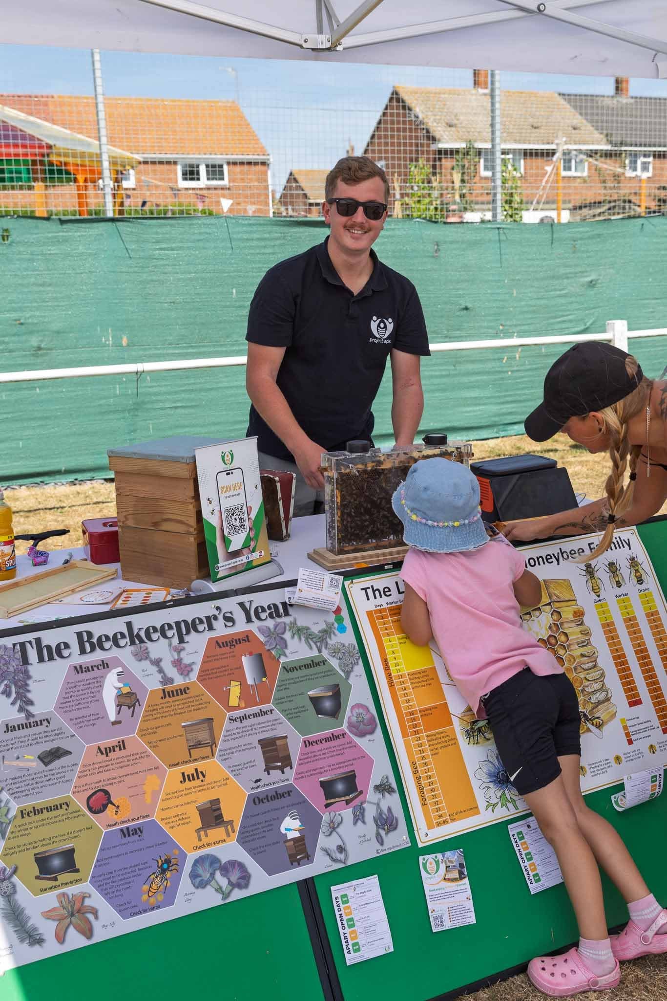 Our founder Jamie at the Together We Thrive event in Caister 