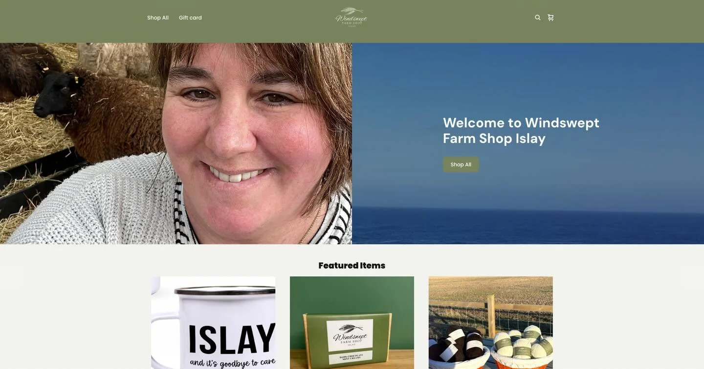 Web site is now live, shop www.windsweptfarmshop.co.uk