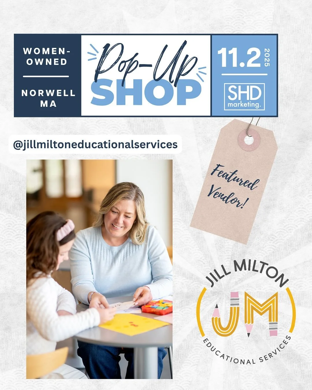 ✏️See you Sunday at Norwell High School with @shdpopupshop