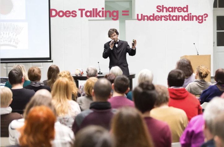 Test the Assumptions: Does Talking = Shared Understanding?