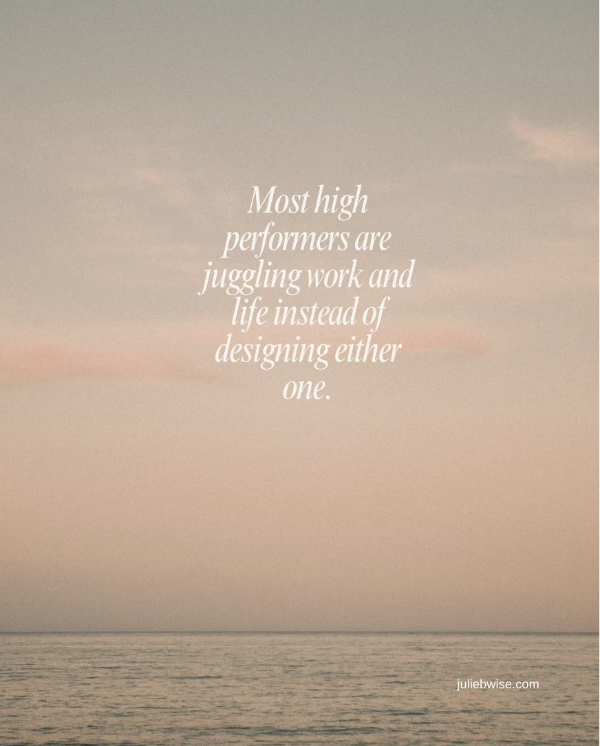 Clearing the Leadership Fog: Work-Life Balance is a Mirage