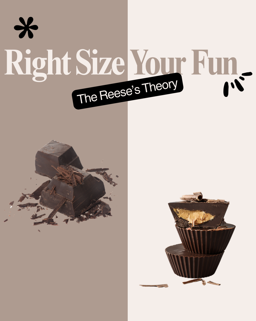 Right Size Your Fun (The Reese’s Theory)