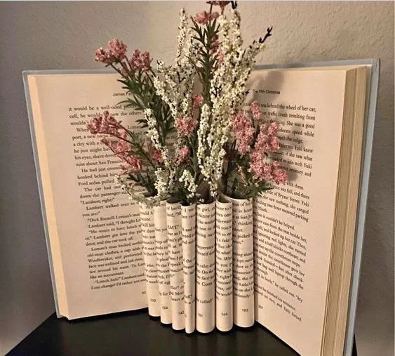 Book Vase DIY