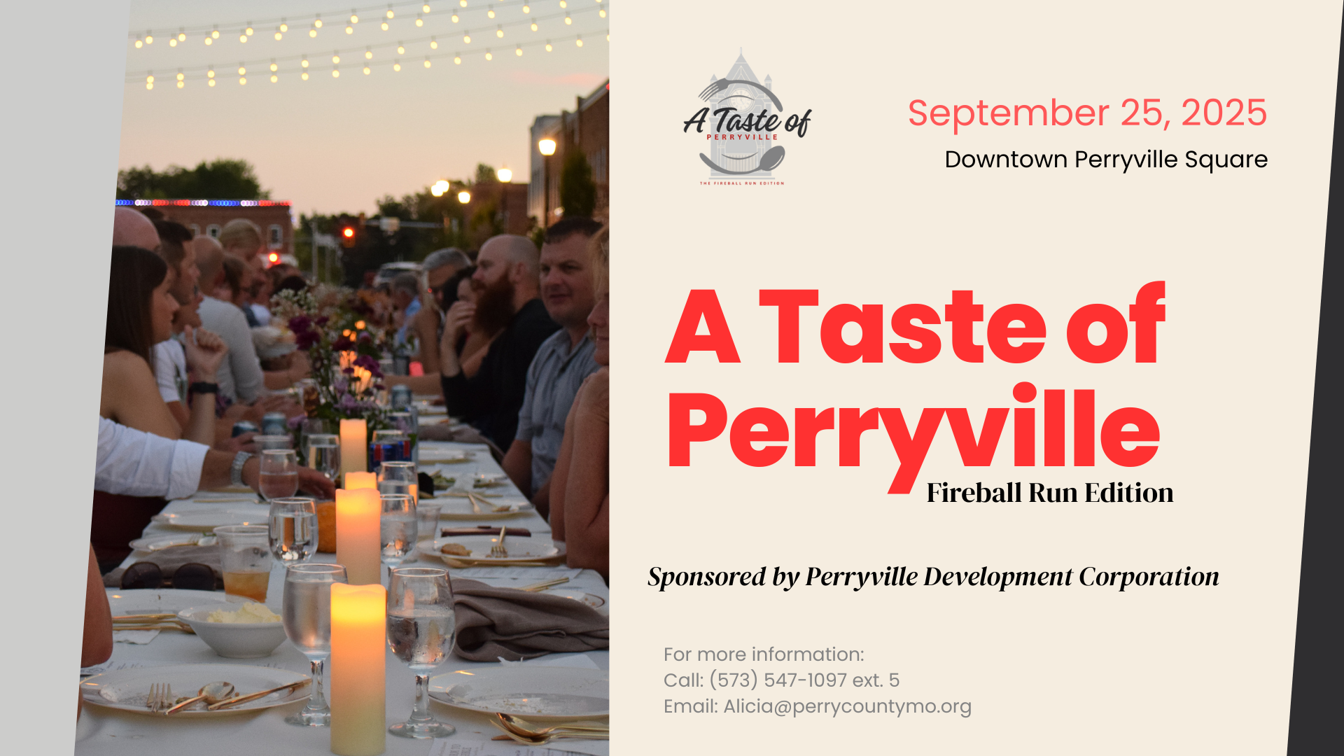 🍽 Taste of Perryville – Fireball Run Edition