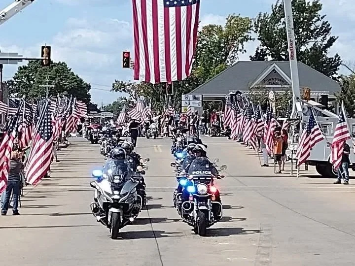 Bikers on the Square