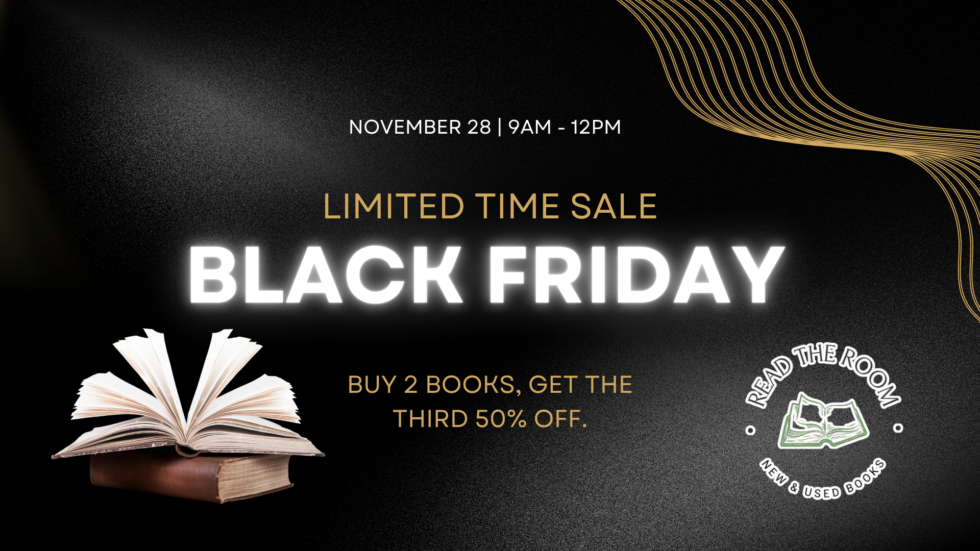 Black Friday Book Sale at Read the Room