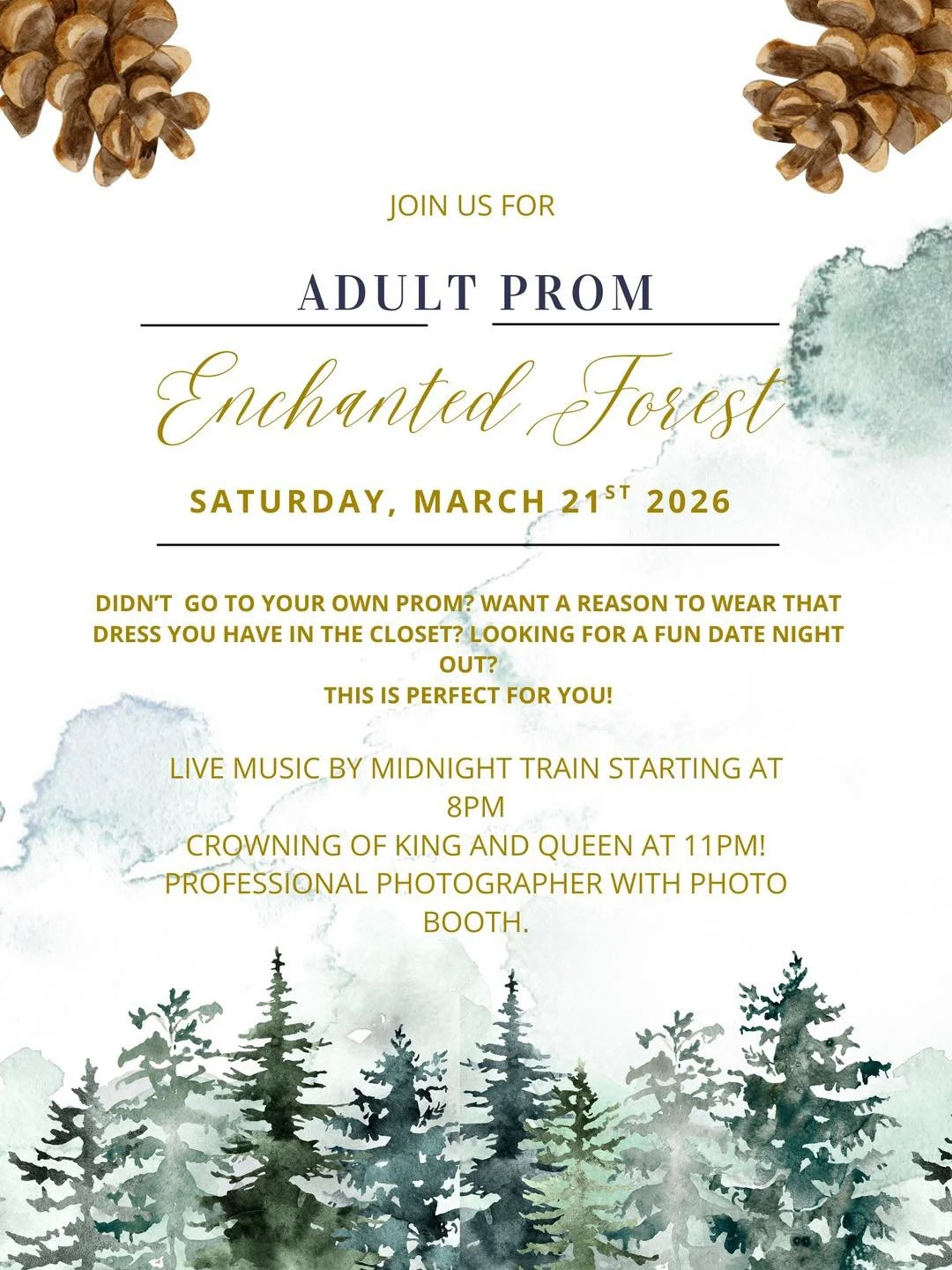 Adult Prom: Enchanted Forest